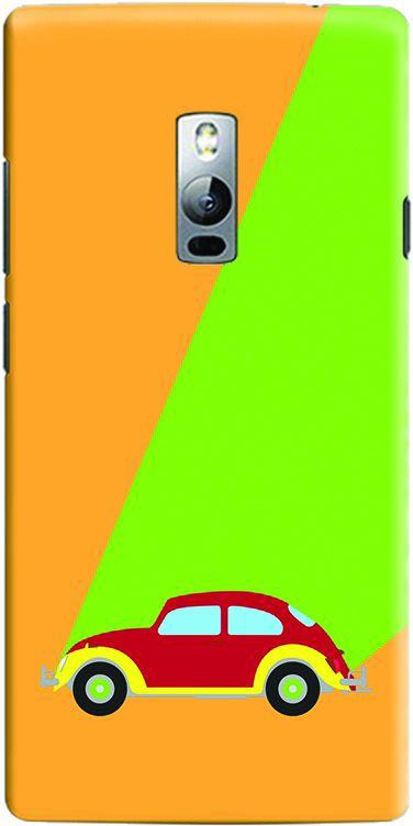 Stylizedd OnePlus 2 Slim Snap Case Cover Matte Finish - Retro Bug Orange