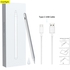 (White)For IPad Pencil Ipad 5 6 7 8 9 10 Ipad Pro Mini Palm Rejection Bluetooth