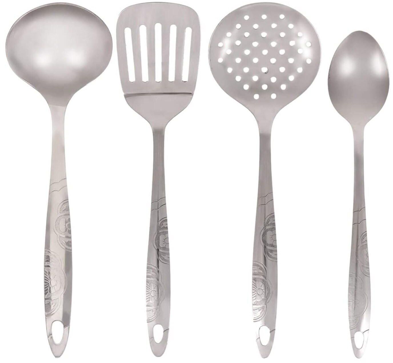 Raj Kitchen Tool Silver Pack of 4