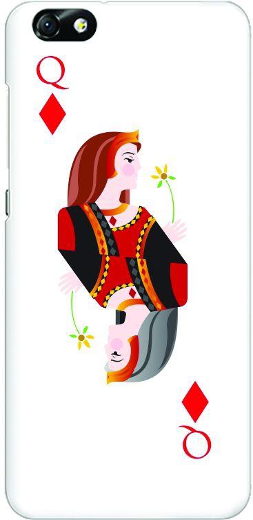 Stylizedd Huawei Honor 4X Slim Snap Case Cover Matte Finish - Queen of Diamonds