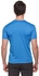 Sunshine Men Short Sleeve Wicking Breathable Quick Dry T-Shirt Sportswear-Blue