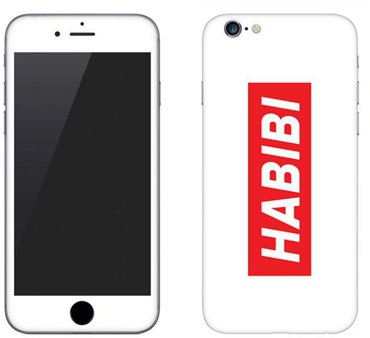Vinyl Skin Decal For Apple iPhone 6 Plus Habibi