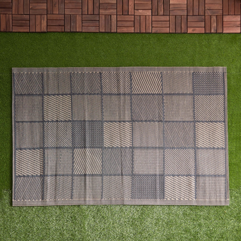 Arlo Squares Outdoor Indoor Mat - 120x180 cm