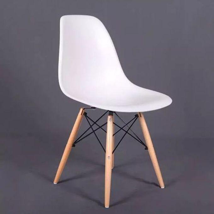 HOME & RESTURANT LUXURY PLASTIC CHAIR WHITE