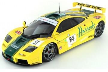 Mclaren F1 GTR short Tail 24H le Mans 1995 Harrods #51 Bell Yellow 