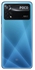 هاتف بوكو X4 برو ثنائي الشريحة بذاكرة رام 6 جيجابايت وذاكرة داخلية 128 جيجابايت ويدعم تقنية 5G بلون أزرق ليزر - إصدار عالمي