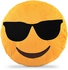 BeeCool Emoji Smiley Emoticon Yellow Round Cushion Pillow - I Am Cool