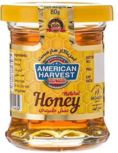كوب عسل طبيعي ونقي من امريكان هارفيست، 80 جم
