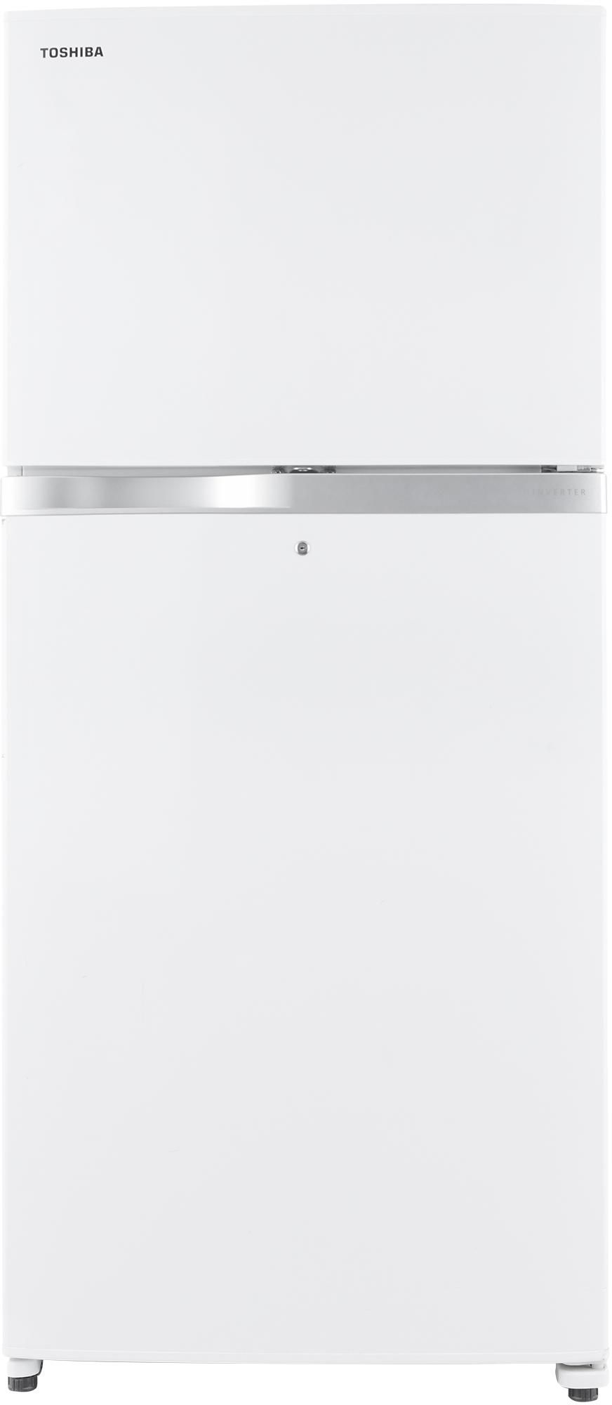 Toshiba Refrigerator,15.7Cuft, Freezer 5.8Cu.ft, Inverter, White Color