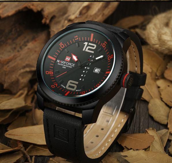 Naviforce Casual Watch For Men Analog Leather - NF9063