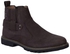 Cacatua Coffee Brown Men's Casual Boots With Elastic Sides