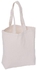 Unisex Various Colour Canvas Bag / Shopping Bag / Tote Bag (Black - Beige)
