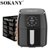Sokany Healthy Air Fryer Digital Touch Screen - 5.0L