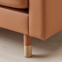 LANDSKRONA 3-seat sofa - with chaise longue/Grann/Bomstad golden-brown/wood