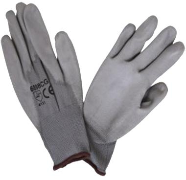 Power Tool Linner PU Gloves Light Grey
