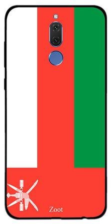 Thermoplastic Polyurethane Skin Case Cover -for Huawei Mate 10 Lite Oman Flag علم عمان