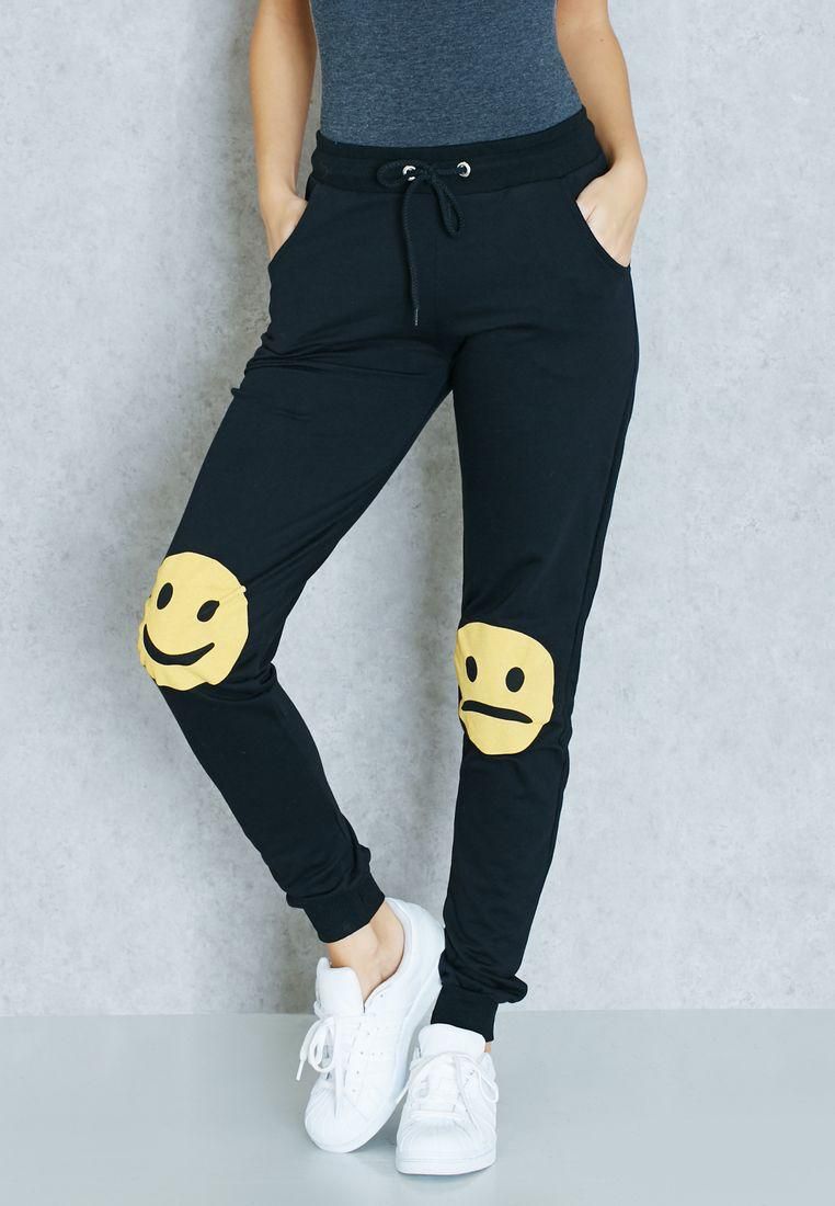 Emoji Knee Joggers
