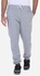 Plain Sweat Pants with elastic cuffs - Logo ( Light Gray )