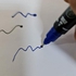 جي إكس إن - قلم تحديد عملي - طقم 5 أقلام - ازرق