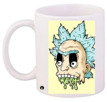 Cartoon Printed Coffee Mug White/Beige/Green