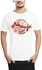 Ibrand S692 Unisex Printed T-Shirt - White, Medium