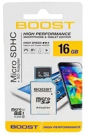 Micro SD Memory Card - 16GB - Black