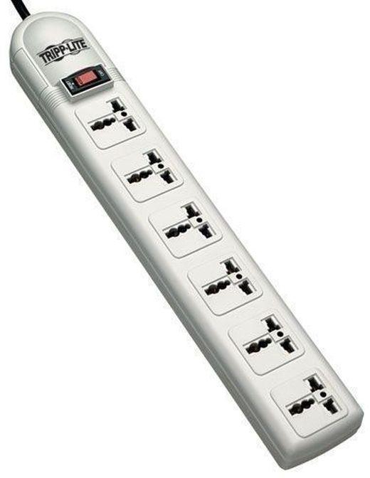 Tripp Lite 6 Way Universal Extension1.8m And Surge Protector
