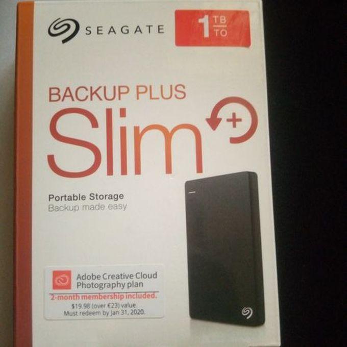 Seagate - 1TB Backup Plus Slim, External Hard Disk Drive
