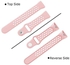 Remson Silicone Sports Waterproof Replacement Band For Fitbit Charge 3 / Small - Pink/RM-0273