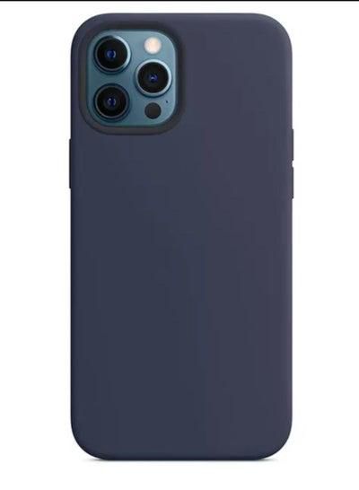 Flexible and modern silicone case for iPhone 11Pro dark navy color