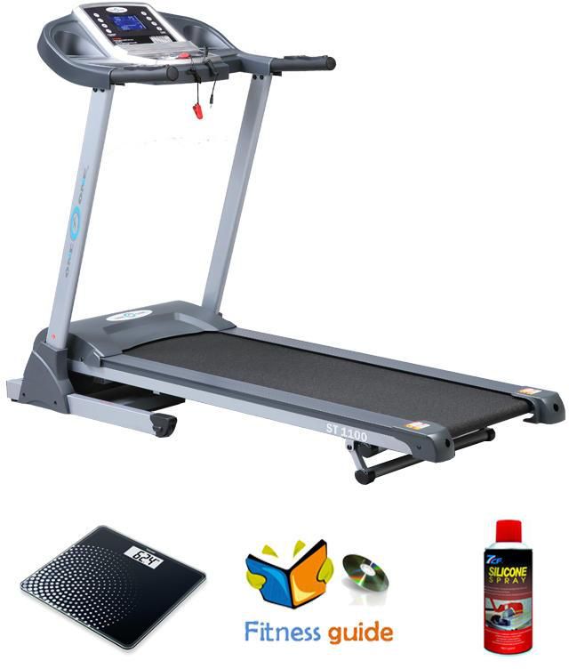 One O One ST-1100 Treadmill - 110 Kg + Free Digital Scale + Silicone Spray + Fitness Guide