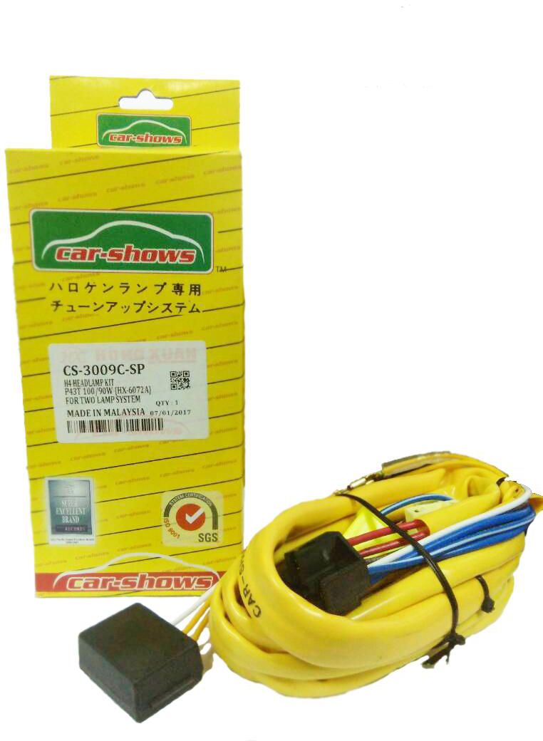 Ipohonline Car Automotive CS-3009C-SP H4 Headlamp Kit P43T 100/90W HX-6072A For 2 Lamp System