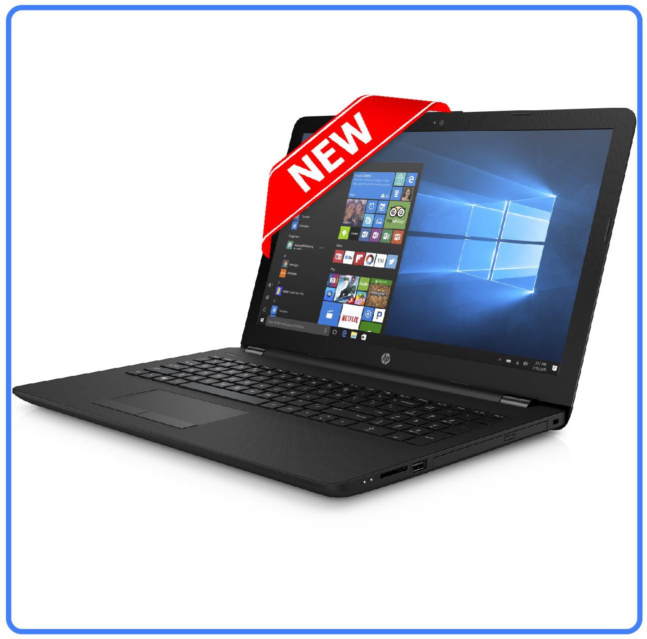 HP Notebook 14-bs077nia Intel Celeron N3060 @1.6GHz 4GB RAM 500GB HDD DVD-rw HDMI WiFi 14" Display Free DOS Black