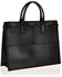 Marciano by Guess Women's Shoulder Crossbody Tote Real Leather Shopper Handbag Stilla Leather, Black Black