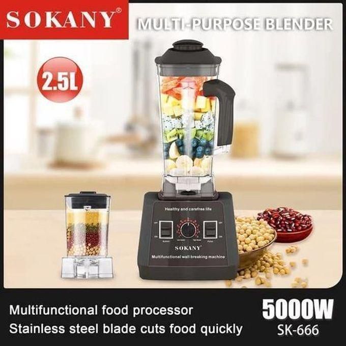 Sokany 2.5L Professional Heavy Duty Commercial Blender With Unbreakable Jar