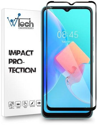 5D Tempered Glass Screen Protector For Tecno Spark Go 2022 6.52 Inch Clear/Black