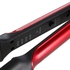 KM-531 Adjustable Flat Iron Hair Straightener أسود/أحمر 417جم