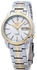 Men's Seiko 5 Automatic White Dial two tone Stainless Steel Watch SNKL84