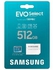SAMSUNG EVO Select Micro SD-Memory-Card + Adapter, 512GB microSDXC 130MB/s Full HD & 4K UHD, UHS-I, U3, A2, V30, Expanded Storage for Android Smartphones, Tablets, Nintendo-Switch (MB-ME512KA/AM)