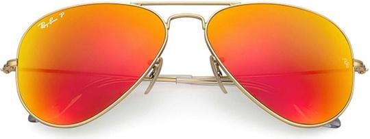 Unisex Aviator Flash Polarized Sunglasses