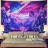 Planet Print Tapestry, ELECDON Galaxy Space Tapestry Planet Tapestry ​Magic River Landscape Tapestry Wall Art Hanging for Bedroom, 60 X 52 Inch