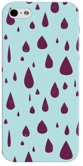 Stylizedd Premium Slim Snap Case Cover Matte Finish for Apple iPhone SE / 5 / 5S - Hard Rain