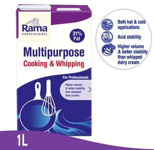 Buy Rama Multipurpose Cooking & Whipping Cream 1Litre Online at the best price and get it delivered across UAE. Find best deals and offers for UAE on LuLu Hypermarket UAE