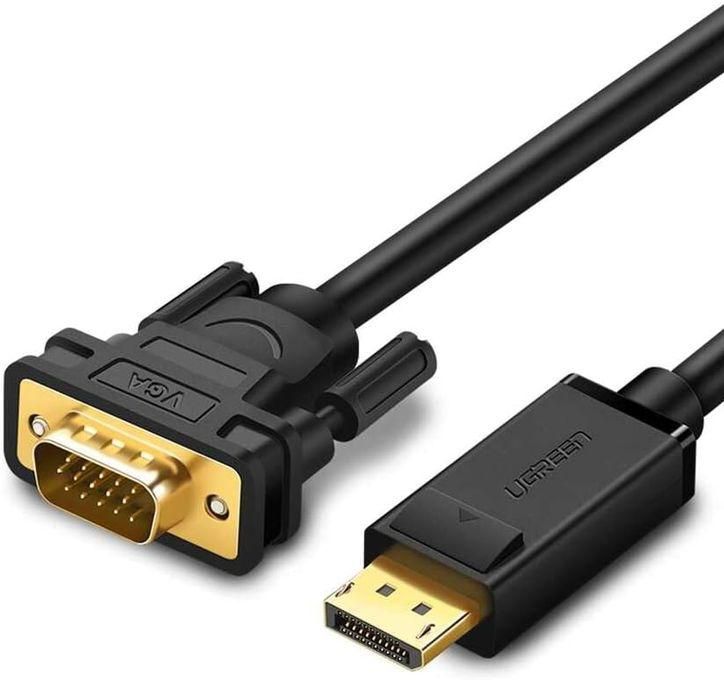 Ugreen DisplayPort to VGA DP105 Cable, FullHD, unidirectional, 1.5m (Black)