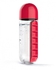 Tabouk Pill Organizer Water Bottle - 600ml - Red