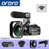ORDRO HDR-AC3 UHD 4K Digital Video Cameras FHD 1080P 24MP WiFi 3.0" Touch Screen 30x Zoom Mini Camcorders DV Cam Digital Cameras KANWORLD