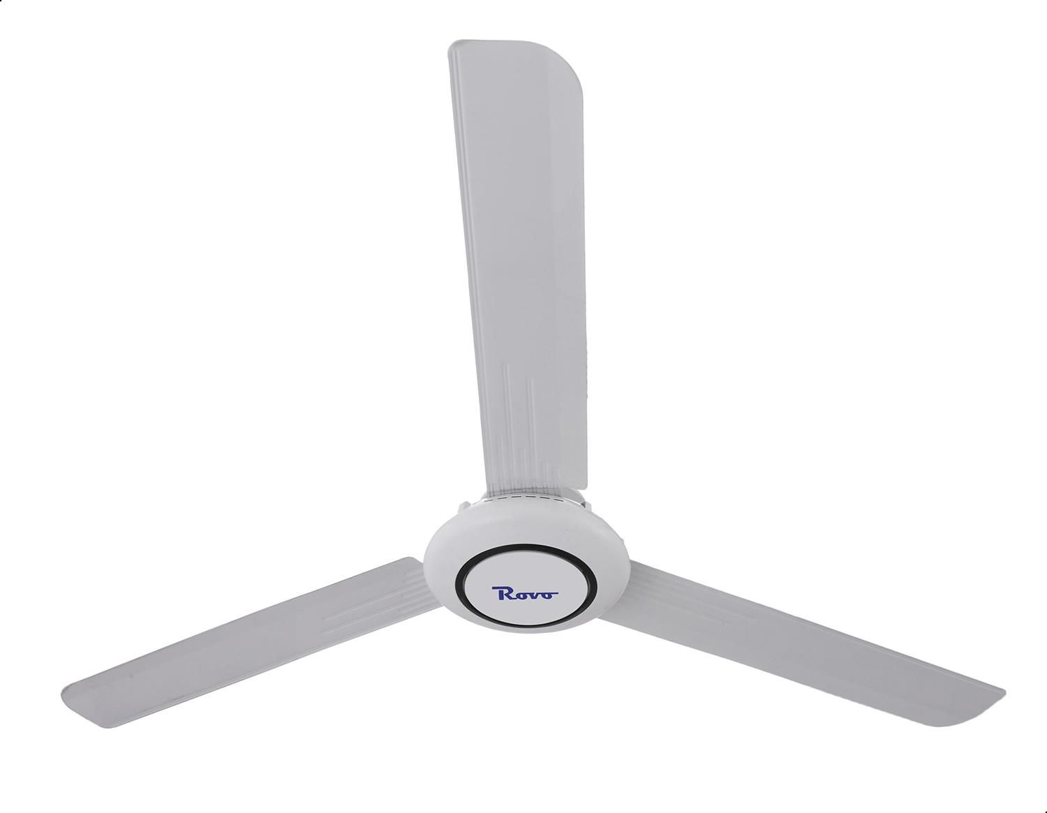 Rovo Ceiling Fan, 56 inch- White