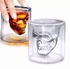 كوب زجاجي مقاوم للحرارة على شكل جمجمة ثلاثي الابعاد للشاي والقهوة والمشروبات الباردة من زجاج البوروسيليكات