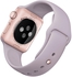 Apple Watch Series 1 - 38mm Rose Gold Aluminum Case with Lavender Sport Band, OS 2 - MLCH2