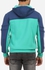 Men's Club Zip Up Hooded Sweatshirt - Turquoise